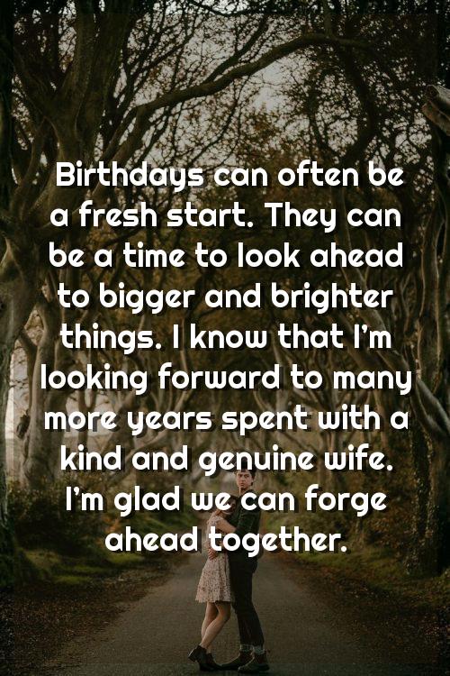 birthday msg for wife hindi